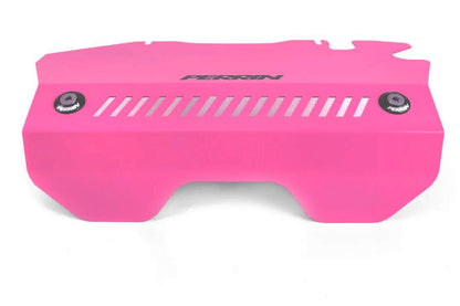 Perrin Engine Cover Kit Hyper Pink 2015-2021 WRX-WheelFlip