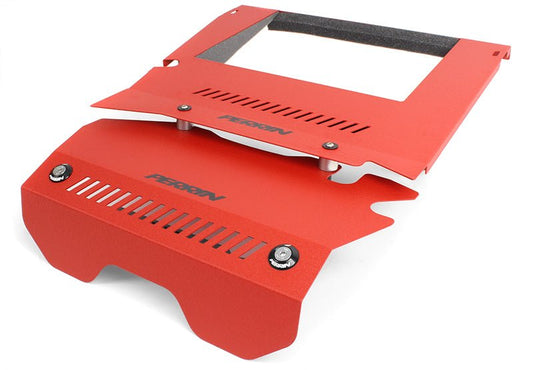 Perrin Engine Cover Kit Red 2015-2021 WRX-WheelFlip