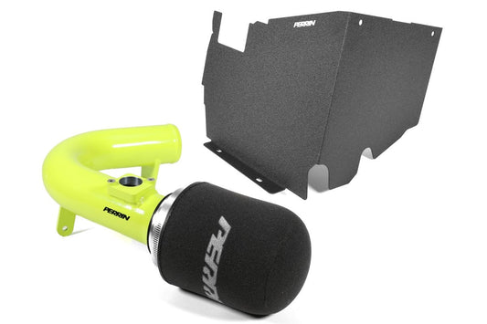 Perrin Hi-Power Cold Air Intake Neon Yellow w/ Air Intake Box 2022-2025 WRX