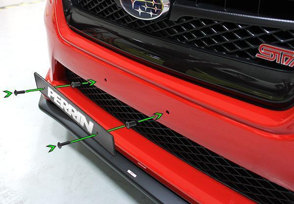 Perrin License Plate Delete 2018-2019 Subaru WRX/STi-WheelFlip