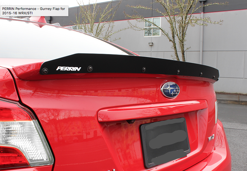 Perrin Performance Gurney Flap 2015-2019 Subaru WRX/STI-WheelFlip