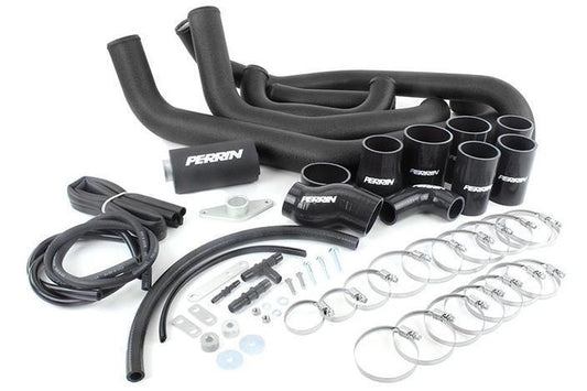 Perrin Front Mount Intercooler Black Boost Tubes Kit | 2002-2007 Subaru WRX/STI (PSP-ITR-400-2XX/XX)