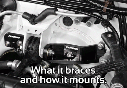 Perrin Pitch Stop Brace | 2015-2019 Subaru WRX/STI (PSP-DRV-112BK)