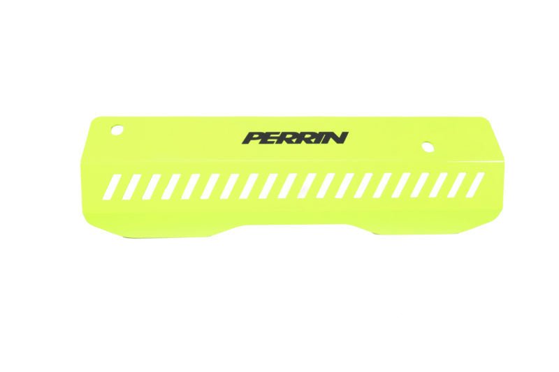 Perrin Pulley Cover Neon Yellow 2017-2025 Impreza / 2018-2025 Crosstrek / 2020-2025 Legacy Non Turbo / 2020-2025 Outback Non Turbo