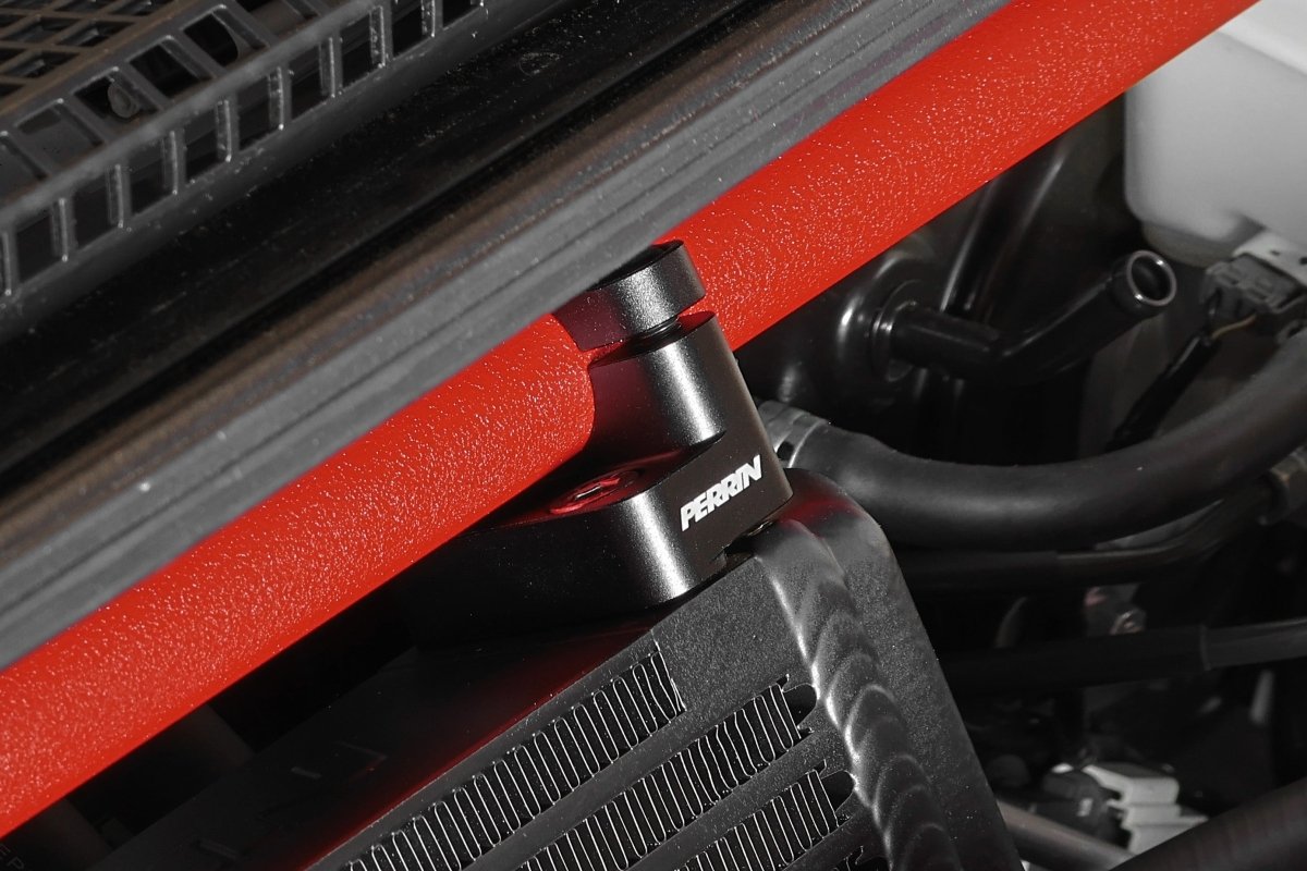 Perrin Top Mount Oil Cooler Kit Black Top Mounted 2015-2025 WRX