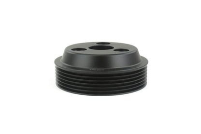 Perrin Lightweight Water Pump Pulley - Black | 2015-2021 Subaru WRX (PSP-ENG-111BK)