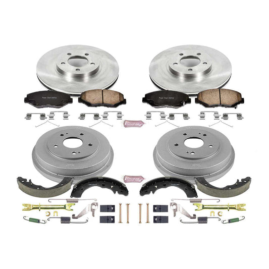 Power Stop Front & Rear Autospecialty Brake Kit | 2003-2007 Honda Accord (KOE15107DK)