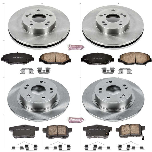 Power Stop Front & Rear Autospecialty Brake Kit | 2008-2010 Honda Accord (KOE2744)
