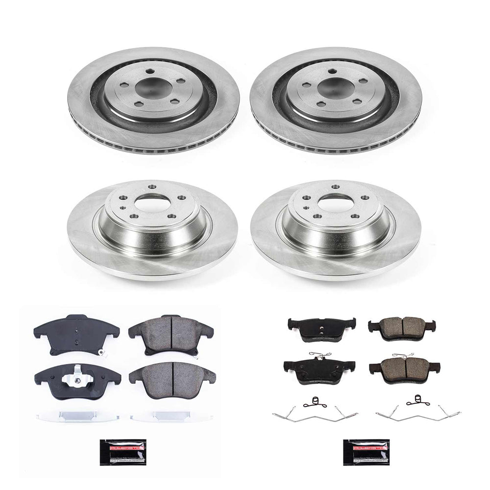 Power Stop Front & Rear Autospecialty Brake Kit | 2017-2020 Ford Fusion (KOE8532)