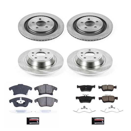 Power Stop Front & Rear Autospecialty Brake Kit | 2017-2020 Ford Fusion (KOE8532)