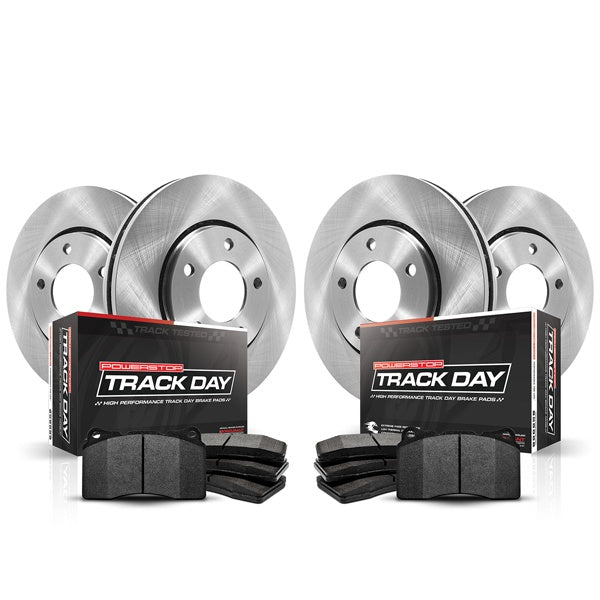 Power Stop Front & Rear Track Day Brake Kit | 2011-2014 Ford Mustang GT(TDBK5943)
