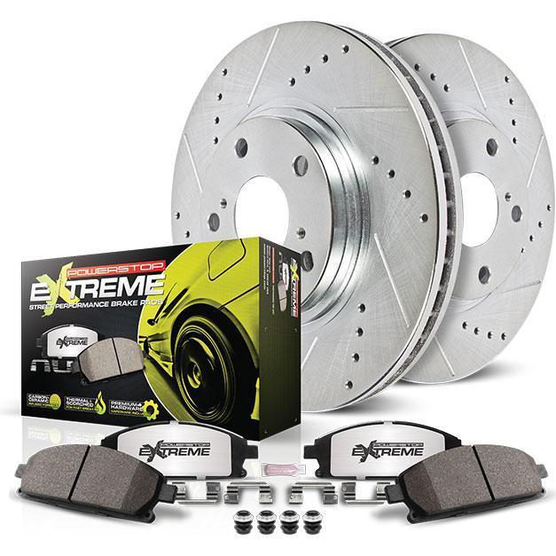 Power Stop Z26 Street Warrior Brake Kit - Front | 2006-2007 Subaru WRX (K2367-26)