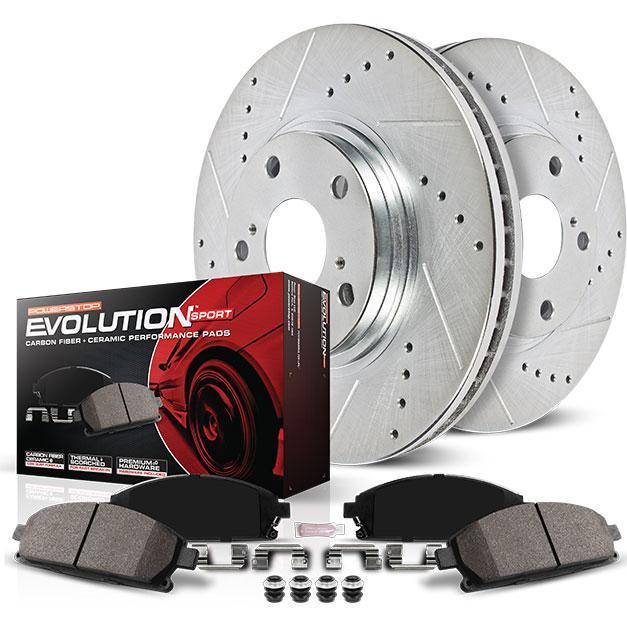 Power Stop Z23 Evolution Sport Brake Kit - Rear | 2006-2007 Subaru WRX (K4932)