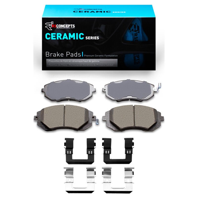 R1 02 - 12 Saab 9 - 2X Ceramic Pads & w/HW | Subaru Impreza/Legacy/Forester (92 - 15) (2310 - 0929 - 01) - WheelFlip