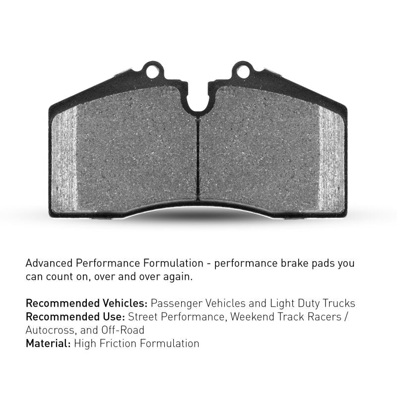 R1 03 - 08 Saab 9 - 2X Rear Sport Pads & Hardware | Saab 9 - 2X 03 - 08 (2115 - 1004 - 01) - WheelFlip