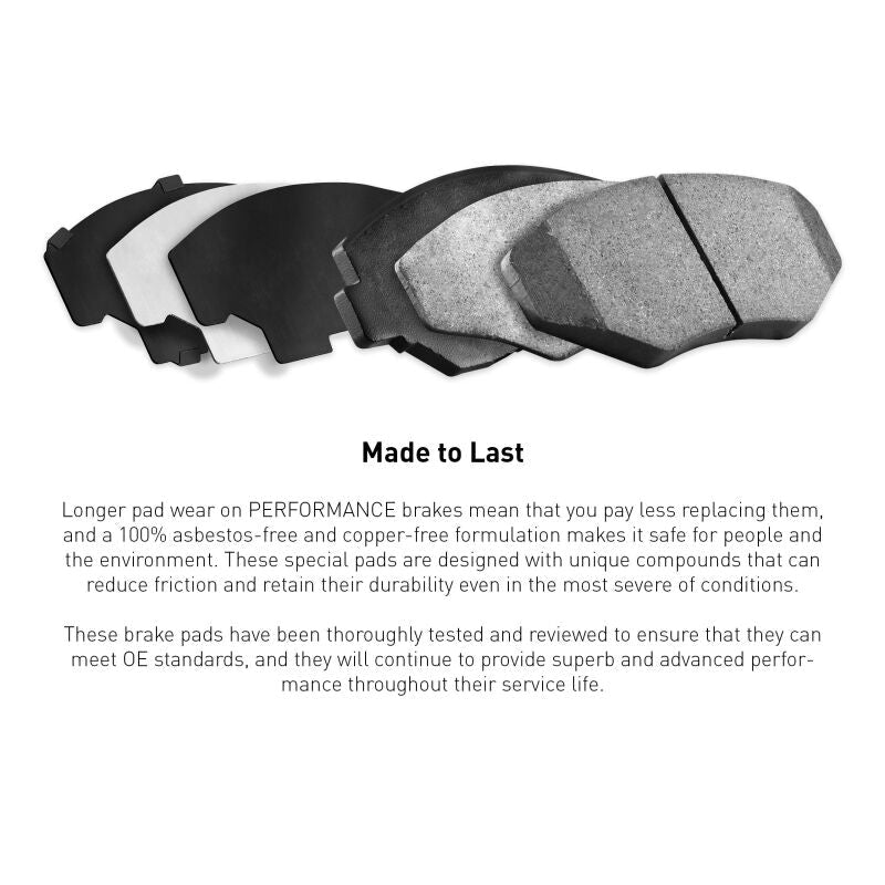 R1 05 - 21 Subaru Tribeca Perf Sport Pads | Legacy/Outback/Forester/WRX (2115 - 1078 - 00) - WheelFlip