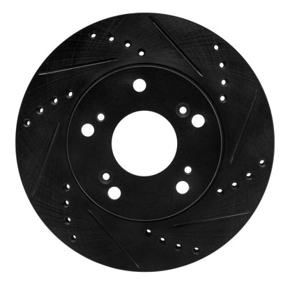 R1 12 - 15 Acura ILX Front R Drilled & Slotted Rotor | Honda Civic VIII/IX, Acura ILX (ECB - 59036R) - WheelFlip