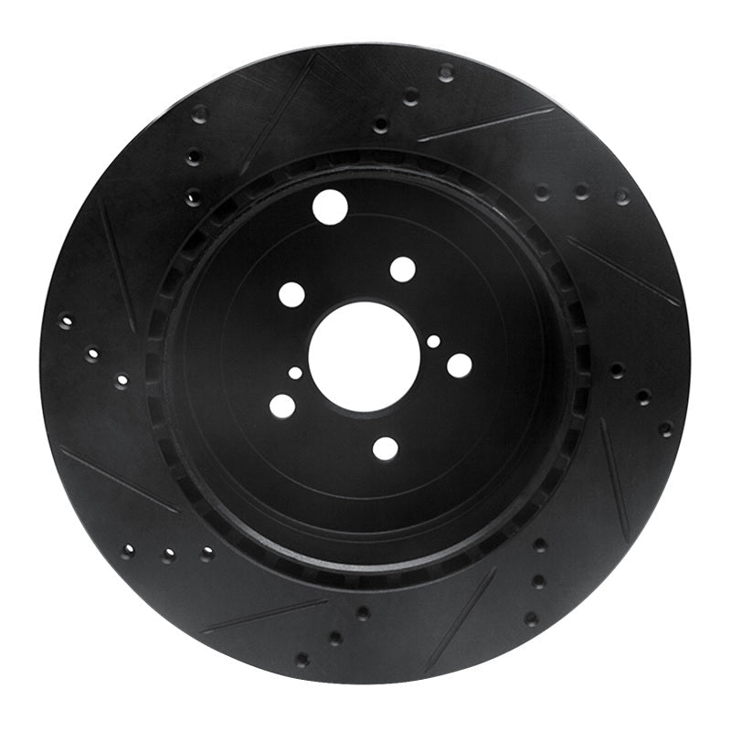 R1 17 - 25 Subaru BRZ Rear D&S Black Rotor | 2012 - 21 BRZ (ECB - 13040R) - WheelFlip