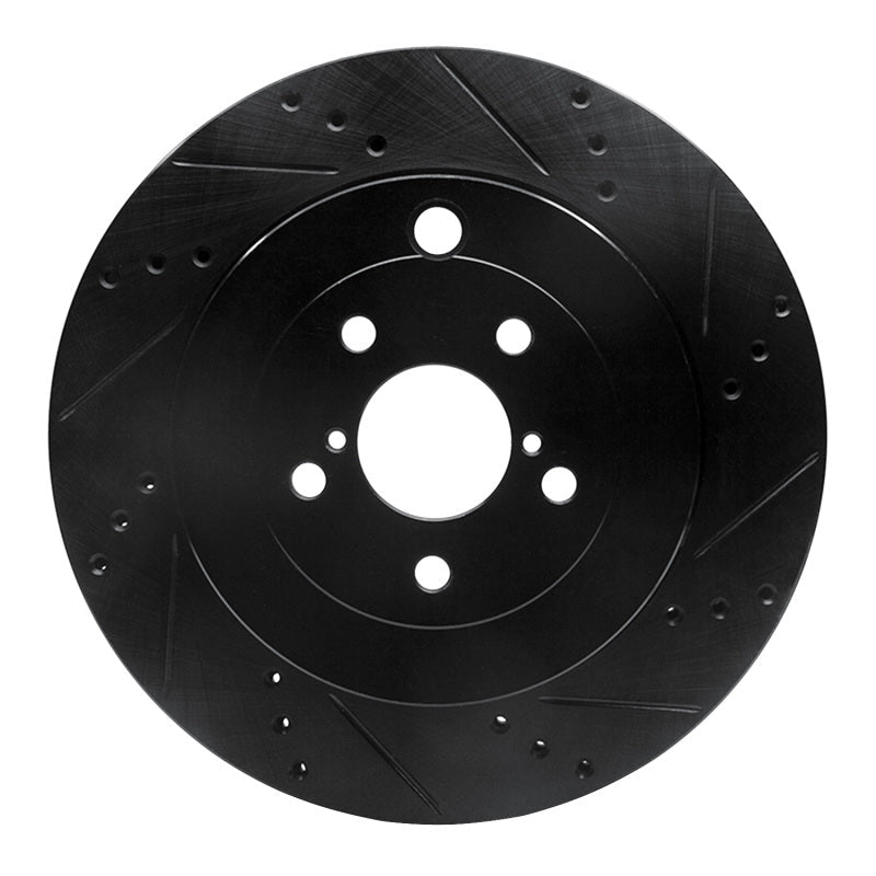 R1 17 - 25 Subaru BRZ Rear D&S Black Rotor | 2012 - 21 BRZ (ECB - 13040R) - WheelFlip