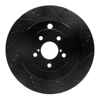 R1 17 - 25 Subaru BRZ Rear D&S Black Rotor | 2012 - 21 BRZ (ECB - 13040R) - WheelFlip