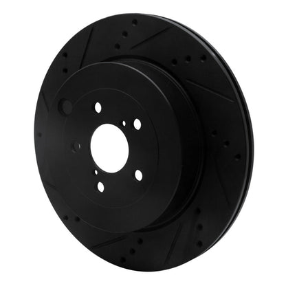 R1 17 - 25 Subaru BRZ/86/GR86 Rear D&S Black Rotor (ECB - 13040L) - WheelFlip