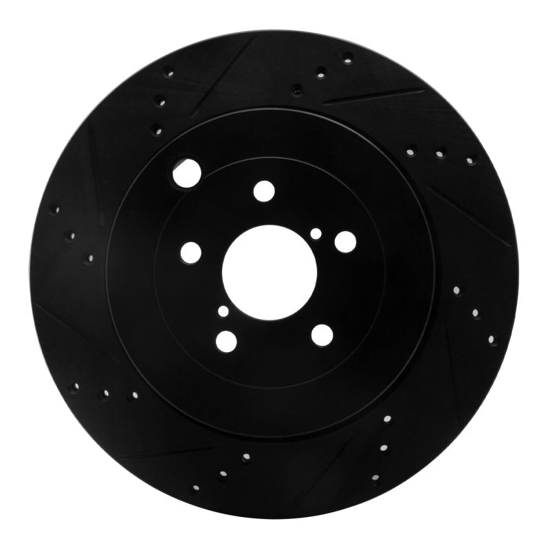 R1 17 - 25 Subaru BRZ/86/GR86 Rear D&S Black Rotor (ECB - 13040L) - WheelFlip