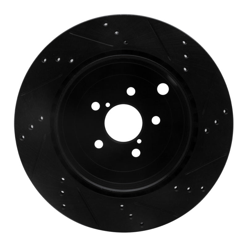 R1 17 - 25 Subaru BRZ/86/GR86 Rear D&S Black Rotor (ECB - 13040L) - WheelFlip