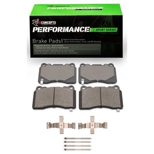 R1 17 - 26 Acura Integra Perf Sport Front Pads & Hardware | Acura Integra (23 - 26) (2115 - 1001 - 06) - WheelFlip