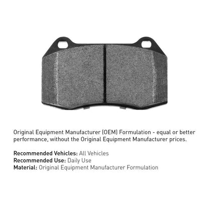 R1 19 - 25 Honda Civic X/XI Front OE Pads & Hardware Kit (2551 - 2185 - 01) - WheelFlip