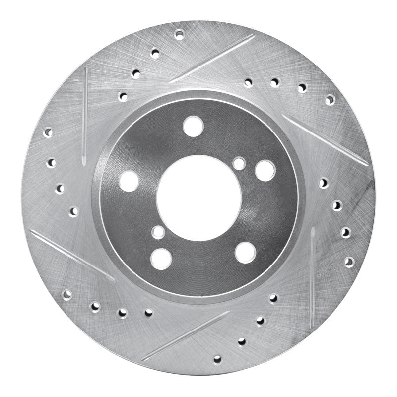 R1 90 - 01 Subaru Impreza D&S Slotted & Drilled Brake Rotor | Legacy/Forester (631 - 13007L) - WheelFlip