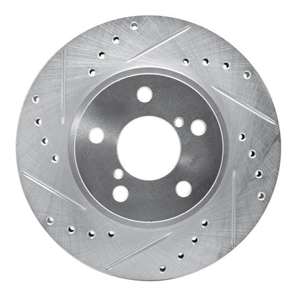 R1 90 - 01 Subaru Impreza D&S Slotted & Drilled Brake Rotor | Legacy/Forester (631 - 13007L) - WheelFlip