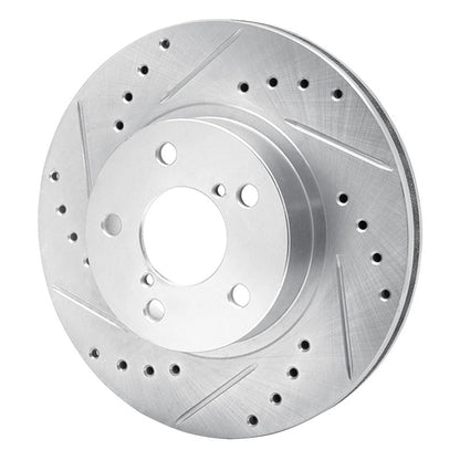 R1 90 - 01 Subaru Impreza D&S Slotted & Drilled Brake Rotor | Legacy/Forester (631 - 13007L) - WheelFlip