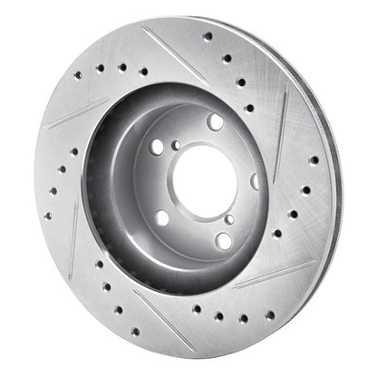R1 90 - 01 Subaru Impreza D&S Slotted & Drilled Brake Rotor | Legacy/Forester (631 - 13007L) - WheelFlip