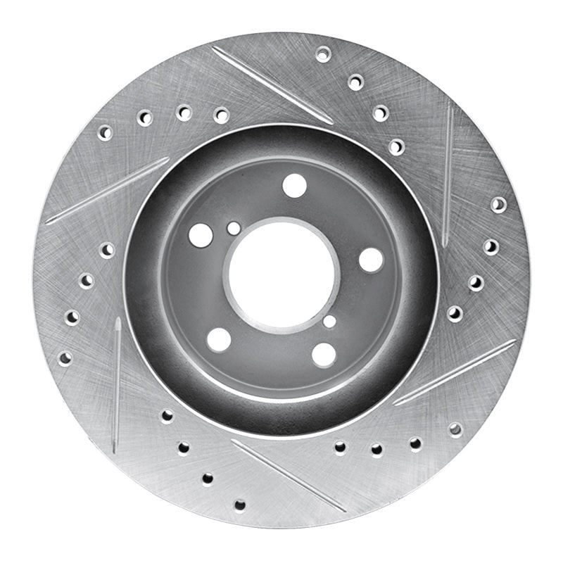 R1 90 - 01 Subaru Impreza D&S Slotted & Drilled Brake Rotor | Legacy/Forester (631 - 13007L) - WheelFlip