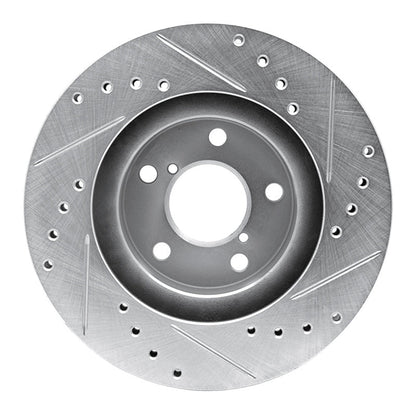 R1 90 - 01 Subaru Impreza D&S Slotted & Drilled Brake Rotor | Legacy/Forester (631 - 13007L) - WheelFlip