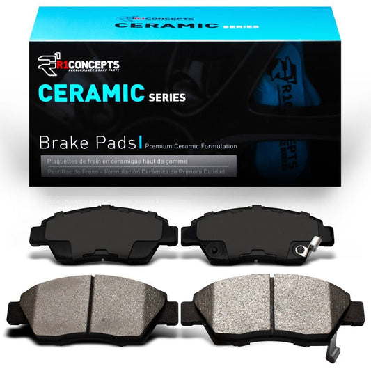 R1 93 - 15 Acura RSX Ceramic Front Brake Pads | Civic V/VI/IX, Fit GD, ILX (2310 - 0948 - 00) - WheelFlip