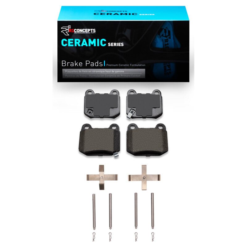 R1 G35 Rear Ceramic Pads & w/HW | Infiniti G35 (02 - 07) (2310 - 0961 - 01) - WheelFlip