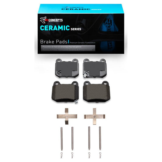 R1 G35 Rear Ceramic Pads & w/HW | Infiniti G35 (02 - 07) (2310 - 0961 - 01) - WheelFlip