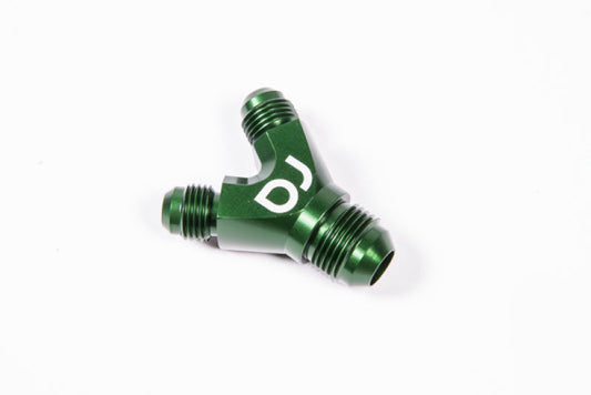 Radium Engineering Dual 6AN to 8AN Y-Adapter Block Fitting | Universal (14-0177)
