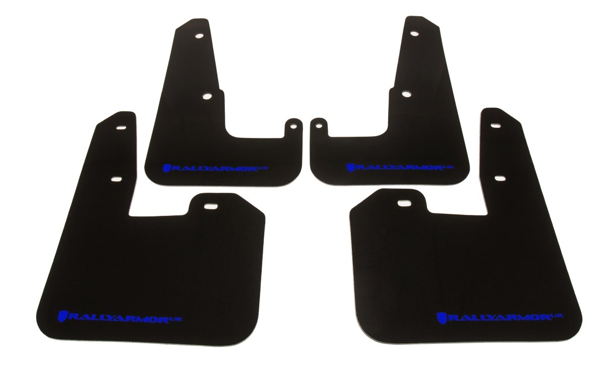 Rally Armor Black UR Mud Flap w/ Blue Logo | Subaru WRX / STI Sedan (07-14)