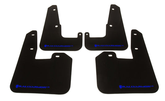 Rally Armor Black UR Mud Flap w/ Blue Logo | Subaru WRX / STI Sedan (07-14)