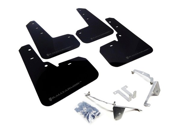RallyArmor Mud Flaps | 2013-2017 Subaru XV Crosstrek (MF26-UR-BLK/GRY)