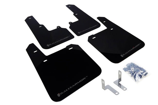 Subaru Outback 2015+ Direct Fit Mud Flaps by Rally Armor - Black/Grey (MF36-UR-BLK/GRY)