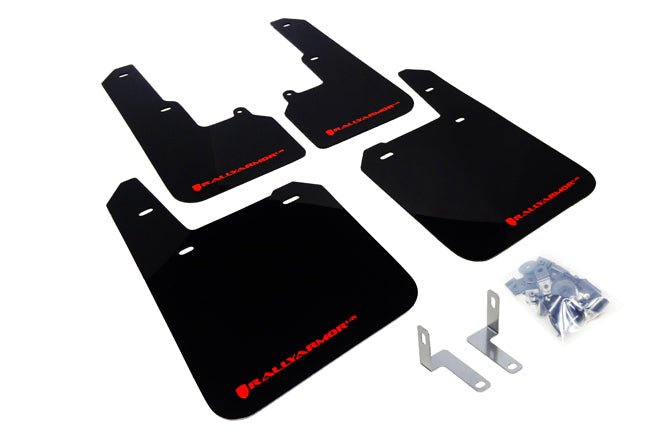 Subaru Outback 2015+ Direct Fit Mud Flaps by Rally Armor - Black/Red (MF36-UR-BLK/RD)