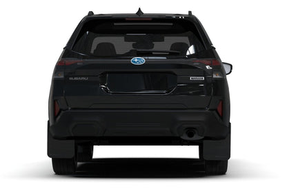 Rally Armor UR Mudflaps Black Urethane w/ Grey Logo 2025 Forester