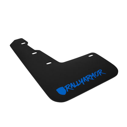 Rally Armor UR Mudflaps Black Urethane w/ New Era Blue Logo 2022-2024 WRX