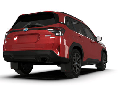 Rally Armor UR Mudflaps Black Urethane w/ Red Logo 2025 Forester