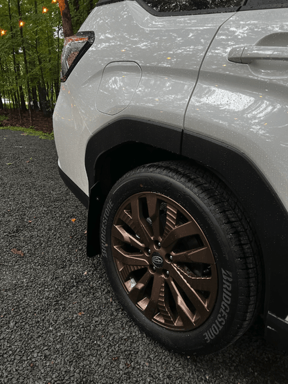Rally Armor UR Mudflaps Black Urethane w/ Red Logo 2025 Forester