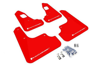 RallyArmor Polyurethane Mud Flaps | 2008-2015 Mitsubishi Evolution X (MF10-UR)