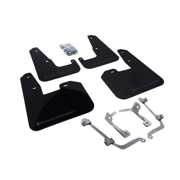 RallyArmor Polyurethane Mudflaps V2 | 2011-2014 Subaru WRX / 2008-2014 STi HATCH ONLY